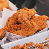 cooked with fresh chicken everyday